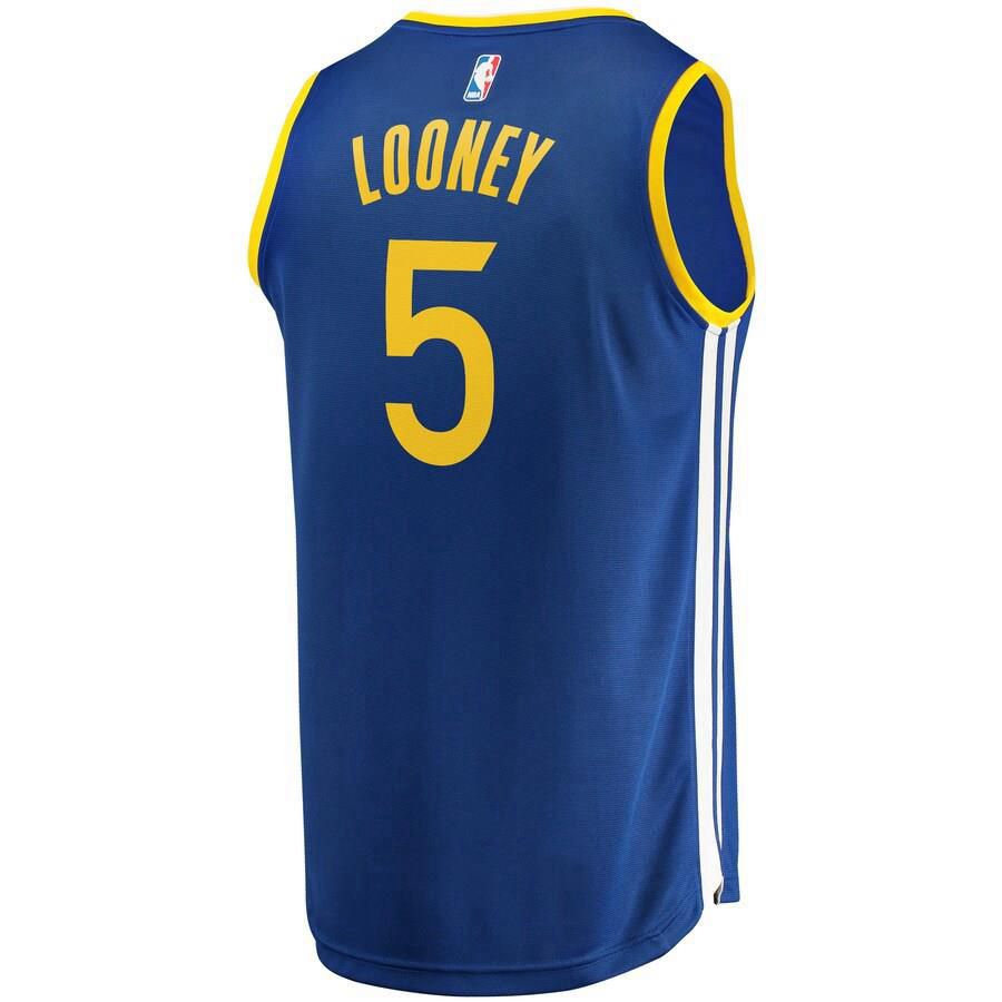 Golden State Warriors Kevon Looney Fanatics Branded Replica Fast Break Player Team Icon Jersey Mens - Blue | Ireland L8246Y1