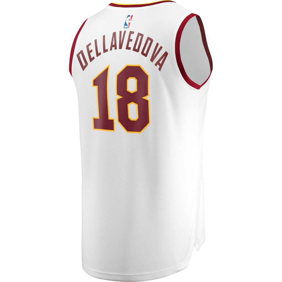 Cleveland Cavaliers Matthew Dellavedova Fanatics Branded Replica Fast Break Player Association Jersey Mens - White | Ireland X5935M3