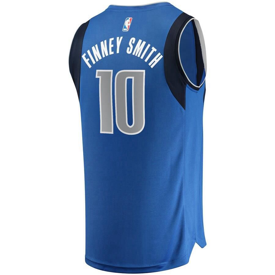 Dallas Mavericks Dorian Finney-Smith Fanatics Branded Replica Fast Break Icon Jersey Mens - Blue | Ireland Y7697D6